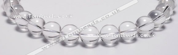 CCC32 15.5 inches 18mm round synthetic white crystal beads