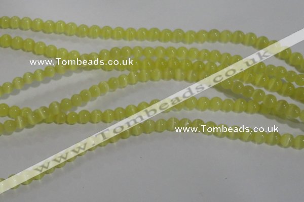 CCT1206 15 inches 4mm round cats eye beads wholesale