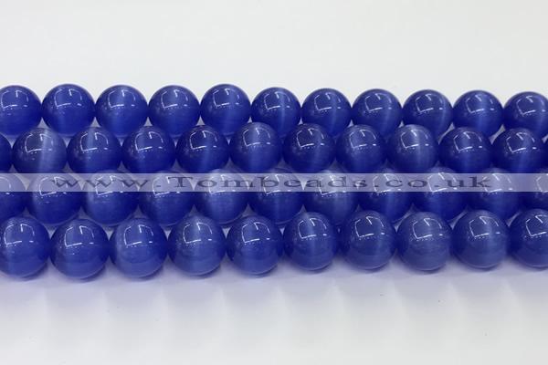 CCT1475 15 inches 14mm round cats eye beads