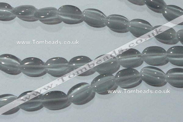 CCT721 15 inches 10*14mm oval cats eye beads wholesale