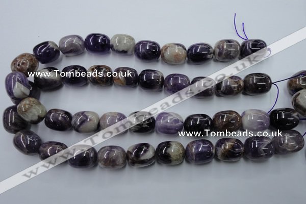 CDA200 15.5 inches 16*20mm nuggets dogtooth amethyst beads