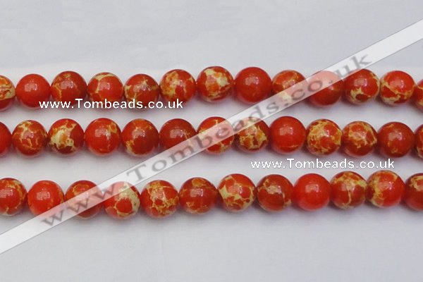 CDE2009 15.5 inches 22mm round dyed sea sediment jasper beads