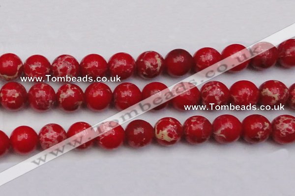 CDE2031 15.5 inches 22mm round dyed sea sediment jasper beads