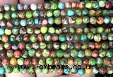 CDE3024 15 inches 4mm round sea sediment jasper beads wholesale