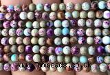 CDE3041 15 inches 4mm round sea sediment jasper beads wholesale