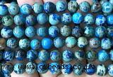 CDE3238 15 inches 8mm round sea sediment jasper beads wholesale