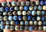 CDE3279 15 inches 8mm round sea sediment jasper beads wholesale