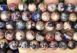 CDE3320 15 inches 10mm round sea sediment jasper beads wholesale