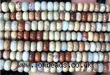 CDE3500 15 inches 4*6mm rondelle sea sediment jasper beads