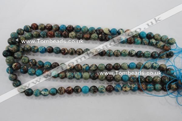 CDI802 15.5 inches 8mm round dyed imperial jasper beads wholesale