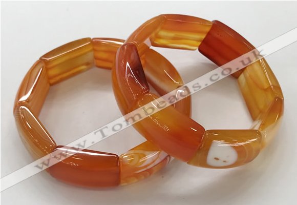 CGB3203 7.5 inches 18*29mm agate gemstone bracelets wholesale