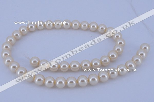 CGL41 2PCS 16 inches 25mm round dyed plastic pearl beads wholesale