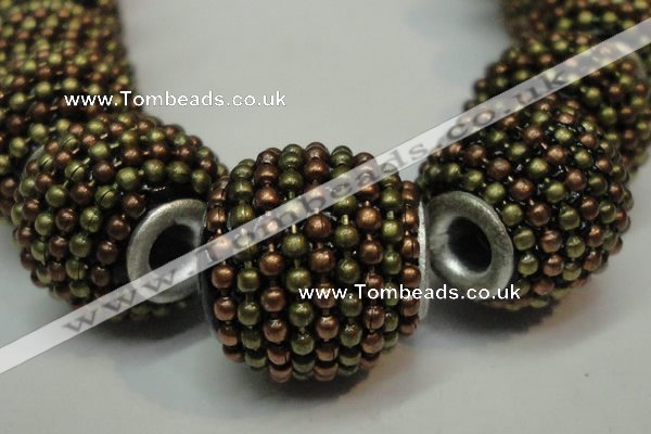 CIB396 15mm round fashion Indonesia jewelry beads wholesale