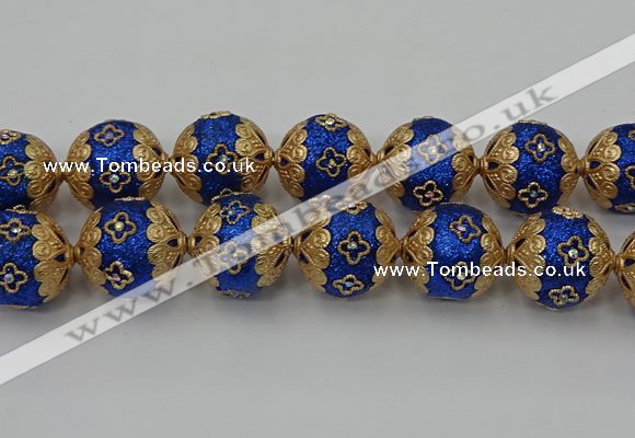 CIB552 22mm round fashion Indonesia jewelry beads wholesale