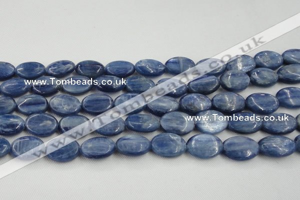 CKC535 15.5 inches 12*16mm oval natural Brazilian kyanite beads