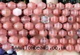 CME602 15 inches 10*11mm bicone cherry quartz beads wholesale