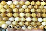 CME616 15 inches 10*11mm bicone yellow aventurine jade beads