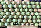 CME621 15 inches 10*11mm bicone unakite gemstone beads wholesale