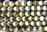 CME854 15 inches 8*10mm faceted bicone picture jasper beads