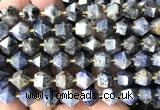 CME879 15 inches 8*10mm faceted bicone sunset dumortierite beads