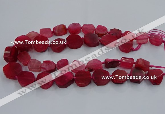 CNG2909 15.5 inches 12*16mm - 15*25mm freeform agate beads