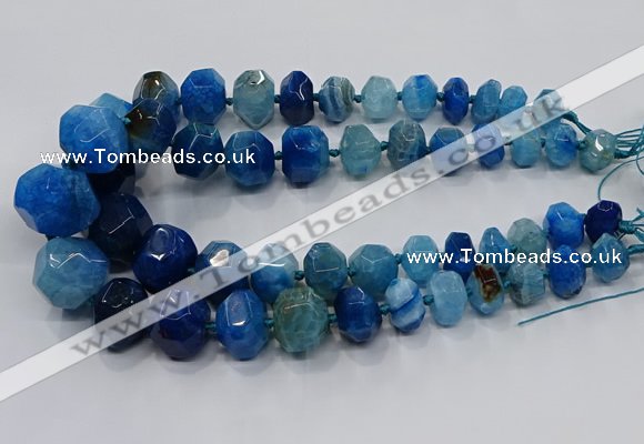 CNG3178 15.5 inches 12*16mm - 25*30mm nuggets agate beads