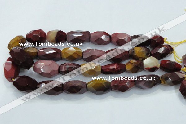 CNG371 15.5 inches 20*25mm faceted nuggets mookaite beads