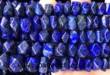 CNG9255 15 inches 6*10mm - 7*12mm faceted nuggets lapis lazuli beads