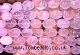 CNG9301 15 inches 10*14mm - 13*18mm nuggets rose quartz beads