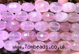 CNG9351 15 inches 12*16mm - 15*20mm faceted nuggets rose quartz beads