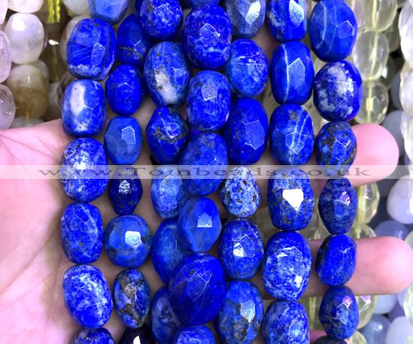 CNG9369 15 inches 12*16mm - 15*20mm faceted nuggets lapis lazuli beads