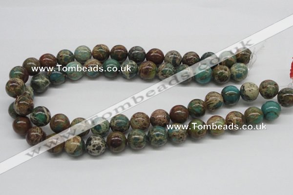 CNI06 16 inches 14mm round natural imperial jasper beads wholesale