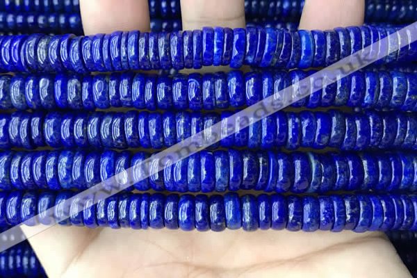 CNL1695 15.5 inches 3*9mm - 4*9mm rondelle lapis lazuli beads