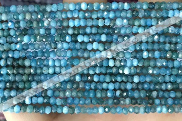 CRB2245 15.5 inches 2*3mm faceted rondelle apatite beads