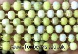 CRB6050 15 inches 6*8mm faceted rondelle butter jade beads