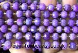 CRB6056 15 inches 6*8mm faceted rondelle dyed jade beads