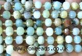 CRB6080 15 inches 6*8mm faceted rondelle colorful amazonite beads