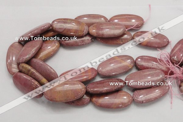 CRC80 15.5 inches 25*50mm oval rhodochrosite gemstone beads