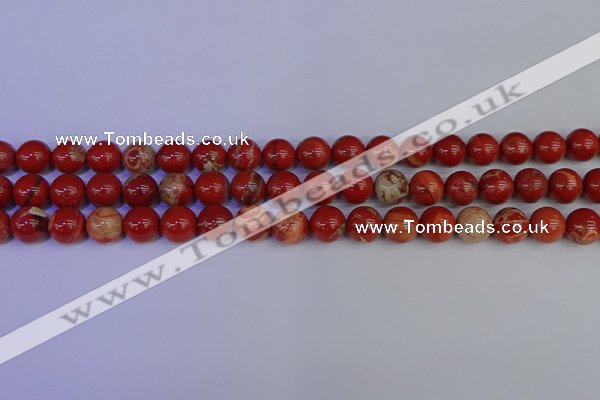 CRE303 15.5 inches 10mm round red jasper beads wholesale