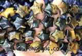 CRG102 15 inches 20mm star yellow tiger eye beads wholesale