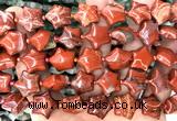 CRG76 15 inches 16mm star red jasper beads wholesale