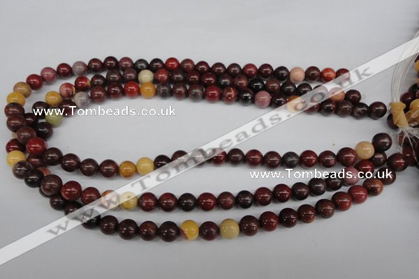 CRO137 15.5 inches 8mm round mookaite gemstone beads wholesale