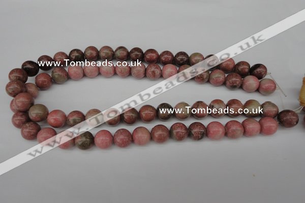 CRO285 15.5 inches 12mm round rhodochrosite beads wholesale