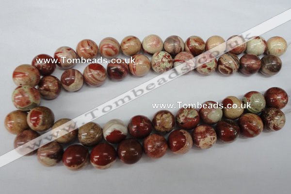 CRO449 15.5 inches 16mm round rainrow stone beads wholesale