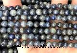 CRZ1216 15 inches 6mm round sapphire gemstone beads wholesale