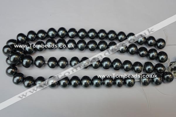 CSB817 15.5 inches 13*15mm oval shell pearl beads wholesale