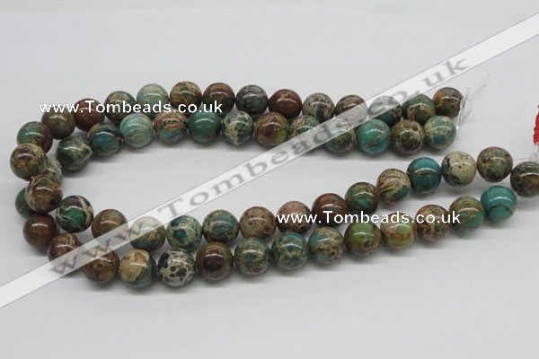 CSE5006 15.5 inches 14mm round natural sea sediment jasper beads