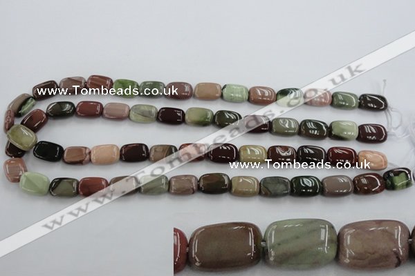 CSE5311 15.5 inches 8*14mm rectangle sea sediment jasper beads wholesale