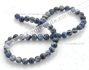 CSO01 16 inches 8mm round sodalite gemstone beads wholesale