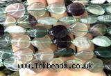 CTR502 15 inches 13*18mm flat teardrop fluorite gemstone beads